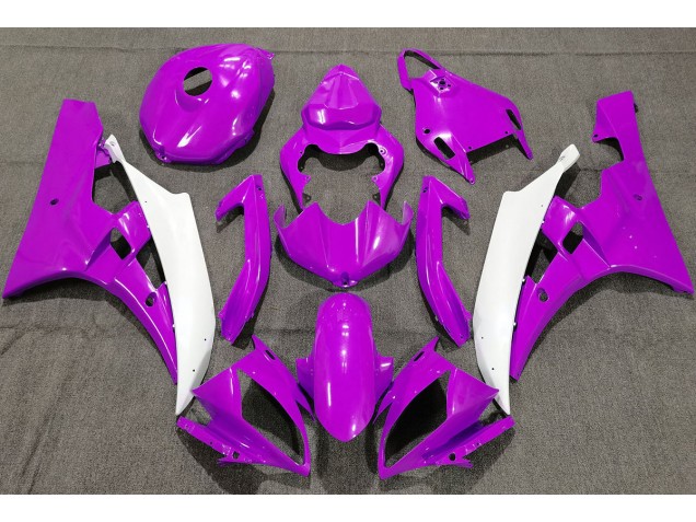2006-2007 Pearl Purple Yamaha R6 Motorcycle Fairing UK 2006-2007 Pearl Purple Yamaha R6 Motorcycle Fairing UK