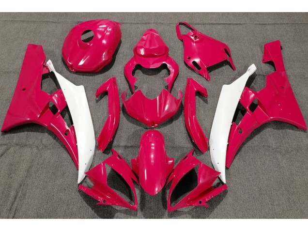 2006-2007 Pearl Red Yamaha R6 Motorcycle Fairing UK 2006-2007 Pearl Red Yamaha R6 Motorcycle Fairing UK