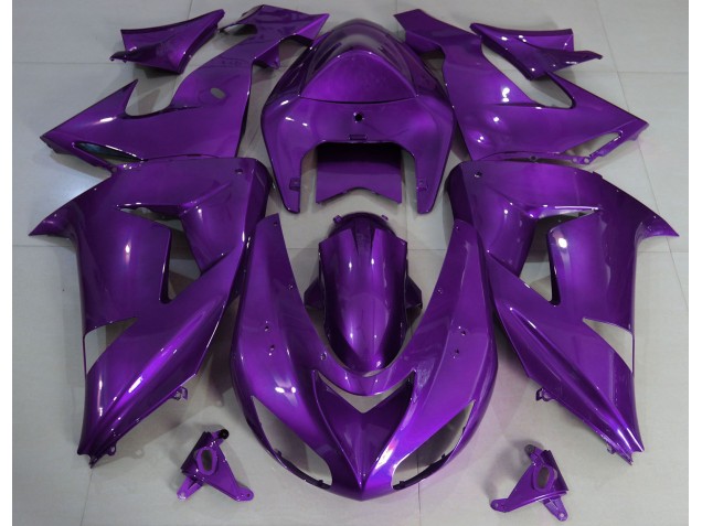 2006-2007 Purple Plain Kawasaki ZX10R Motorcycle Fairing UK 2006-2007 Purple Plain Kawasaki ZX10R Motorcycle Fairing UK