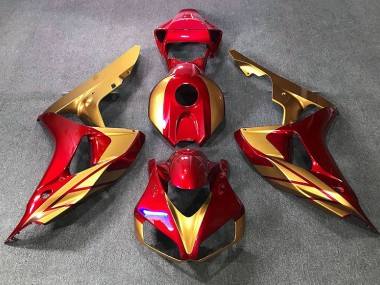 2006-2007 Red & Gold Honda CBR1000RR Motorcycle Fairing UK