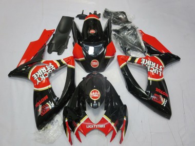 2006-2007 Red Strike Suzuki GSXR 600-750 Motorcycle Fairing UK