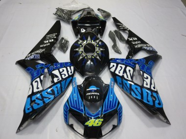 2006-2007 Rossi Blue Gloss Honda CBR1000RR Motorcycle Fairing UK