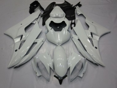 2006-2007 White Gloss Yamaha R6 Motorcycle Fairing UK