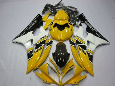 2006-2007 Yellow Motul OEM Style Yamaha R6 Motorcycle Fairing UK