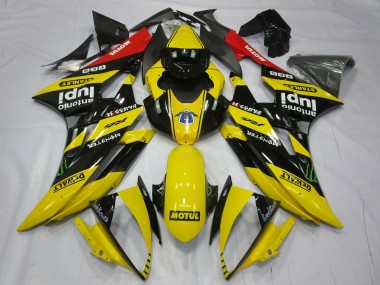 2006-2007 Yellow Motul Yamaha R6 Motorcycle Fairing UK