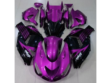 2006-2011 Gloss Purple and Black Kawasaki ZX14R Motorcycle Fairing UK