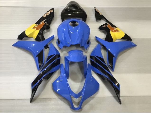 2007-2008 Blue & Orange Bull Honda CBR600RR Motorcycle Fairing UK 2007-2008 Blue & Orange Bull Honda CBR600RR Motorcycle Fairing UK