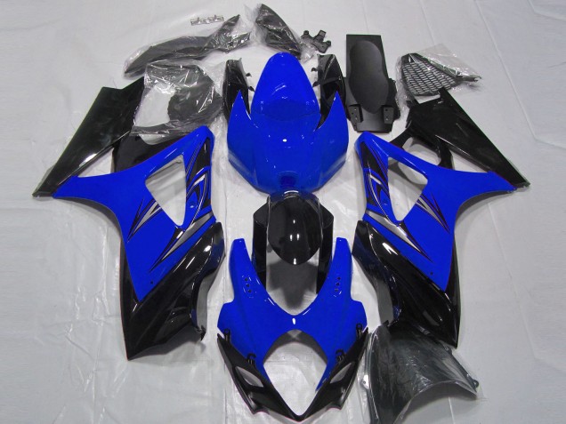 2007-2008 Blue and Black Suzuki GSXR 1000 Motorcycle Fairing UK 2007-2008 Blue and Black Suzuki GSXR 1000 Motorcycle Fairing UK