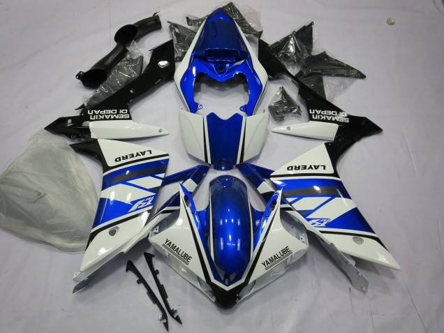 2007-2008 Blue and White Yamaha R1 Motorcycle Fairing UK 2007-2008 Blue and White Yamaha R1 Motorcycle Fairing UK