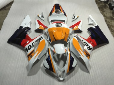 2007-2008 Custom White Repsol Honda CBR600RR Motorcycle Fairing UK