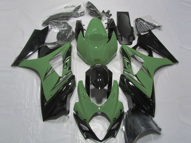 2007-2008 Forest Green and Black Suzuki GSXR 1000 Motorcycle Fairing UK 2007-2008 Forest Green and Black Suzuki GSXR 1000 Motorcycle Fairing UK