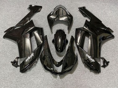 2007-2008 Gloss Black Kawasaki ZX6R Motorcycle Fairing UK