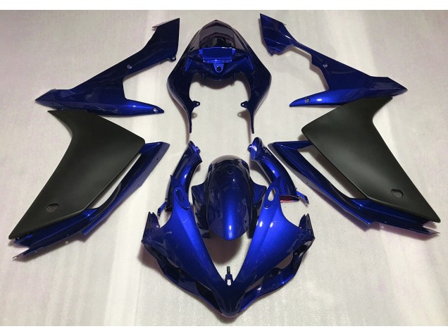 2007-2008 Gloss Blue & Black Yamaha R1 Motorcycle Fairing UK 2007-2008 Gloss Blue & Black Yamaha R1 Motorcycle Fairing UK