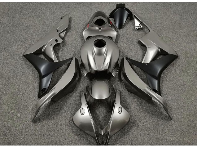2007-2008 Gloss Grey and Black Honda CBR600RR Motorcycle Fairing UK 2007-2008 Gloss Grey and Black Honda CBR600RR Motorcycle Fairing UK