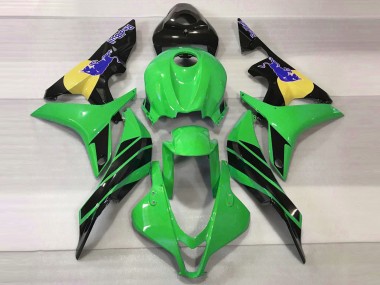 2007-2008 Green & Blue Bull Honda CBR600RR Motorcycle Fairing UK