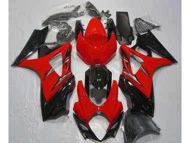 2007-2008 Lava Red and Black Suzuki GSXR 1000 Motorcycle Fairing UK