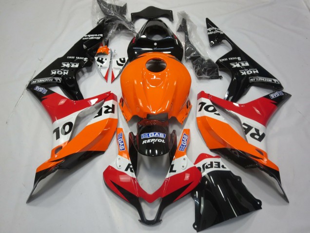 2007-2008 Light Orange Repsol Honda CBR600RR Motorcycle Fairing UK 2007-2008 Light Orange Repsol Honda CBR600RR Motorcycle Fairing UK