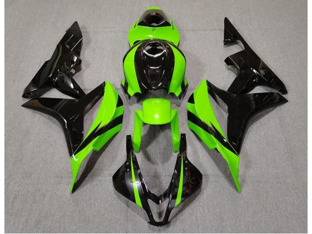2007-2008 Lime Green and Black Honda CBR600RR Motorcycle Fairing UK 2007-2008 Lime Green and Black Honda CBR600RR Motorcycle Fairing UK