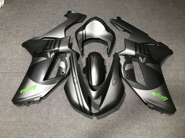 2007-2008 Matte Silver & Skull Kawasaki ZX6R Motorcycle Fairing UK 2007-2008 Matte Silver & Skull Kawasaki ZX6R Motorcycle Fairing UK