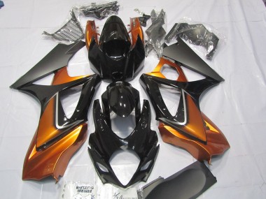 2007-2008 Orange and Black Suzuki GSXR 1000 Motorcycle Fairing UK