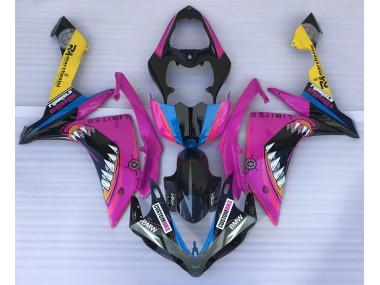 2007-2008 Pink Shark Yamaha R1 Motorcycle Fairing UK