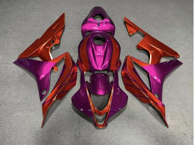 2007-2008 Red & Violet Honda CBR600RR Motorcycle Fairing UK