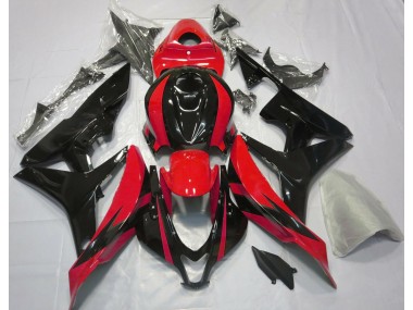 2007-2008 Red and Black OEM Design Honda CBR600RR Motorcycle Fairing UK