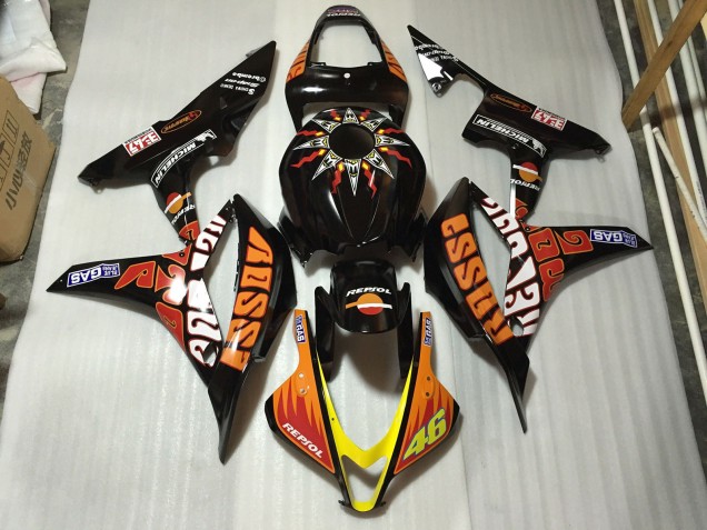 2007-2008 Rossi 46 Honda CBR600RR Motorcycle Fairing UK 2007-2008 Rossi 46 Honda CBR600RR Motorcycle Fairing UK