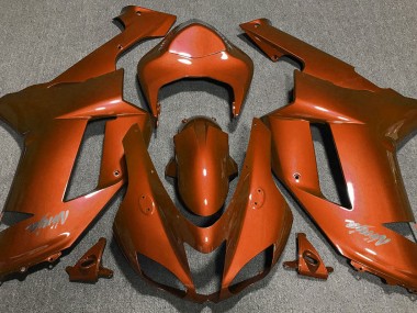 2007-2008 Tiger Orange Kawasaki ZX6R Motorcycle Fairing UK