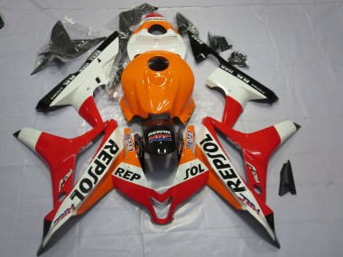 2007-2008 White Repsol Honda CBR600RR Motorcycle Fairing UK