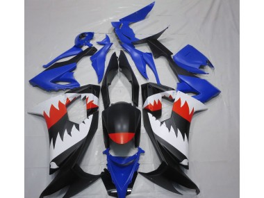 2008-2010 Blue Shark Kawasaki ZX10R Motorcycle Fairing UK