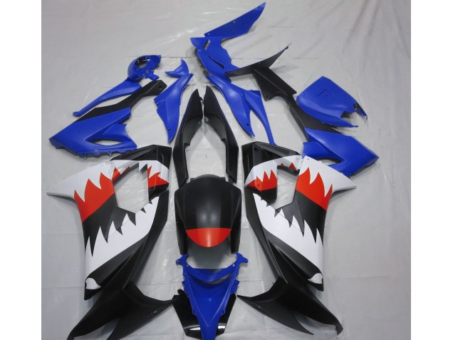 2008-2010 Blue Shark Kawasaki ZX10R Motorcycle Fairing UK 2008-2010 Blue Shark Kawasaki ZX10R Motorcycle Fairing UK