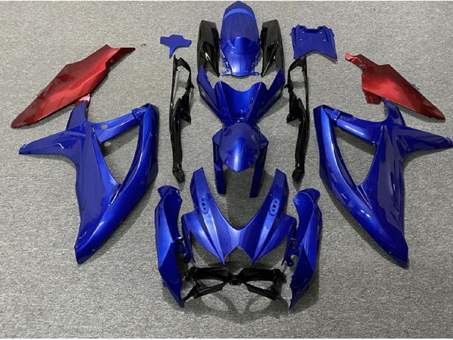 2008-2010 Dark Blue and Red Suzuki GSXR 600-750 Motorcycle Fairing UK 2008-2010 Dark Blue and Red Suzuki GSXR 600-750 Motorcycle Fairing UK