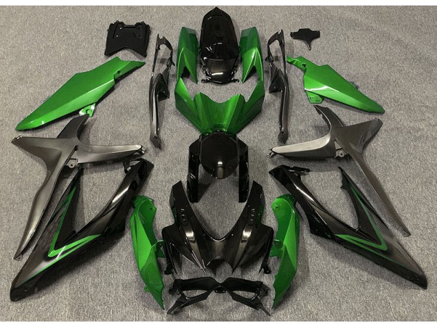 2008-2010 Gloss Green & Green R Suzuki GSXR 600-750 Motorcycle Fairing UK 2008-2010 Gloss Green & Green R Suzuki GSXR 600-750 Motorcycle Fairing UK