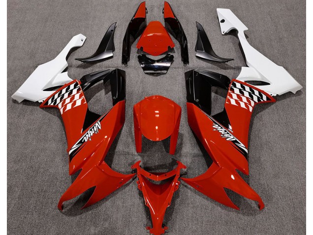 2008-2010 Gloss Red and White Kawasaki ZX10R Motorcycle Fairing UK 2008-2010 Gloss Red and White Kawasaki ZX10R Motorcycle Fairing UK