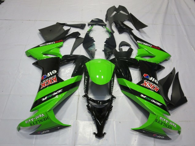 2008-2010 Green and Black Kawasaki ZX10R Motorcycle Fairing UK 2008-2010 Green and Black Kawasaki ZX10R Motorcycle Fairing UK