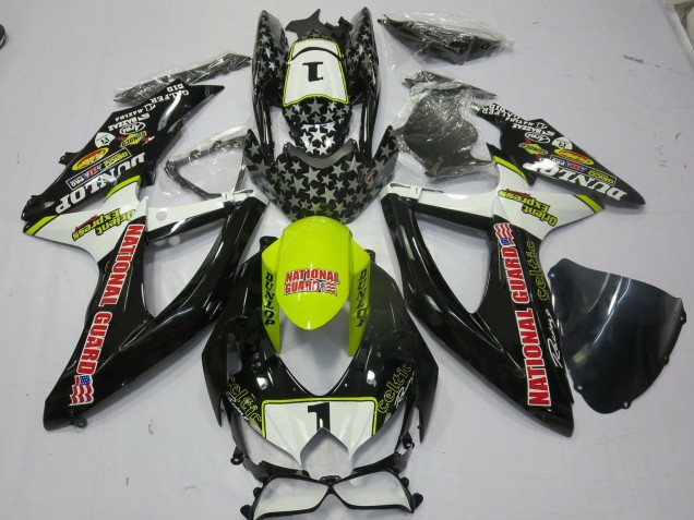 2008-2010 National Guard Suzuki GSXR 600-750 Motorcycle Fairing UK 2008-2010 National Guard Suzuki GSXR 600-750 Motorcycle Fairing UK