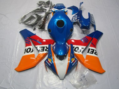 2008-2011 Blue Repsol + Red Honda CBR1000RR Motorcycle Fairing UK