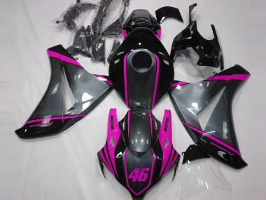 2008-2011 Gray Motul & Pink Honda CBR1000RR Motorcycle Fairing UK