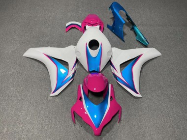 2008-2011 Pink and Blue Gloss Honda CBR1000RR Motorcycle Fairing UK