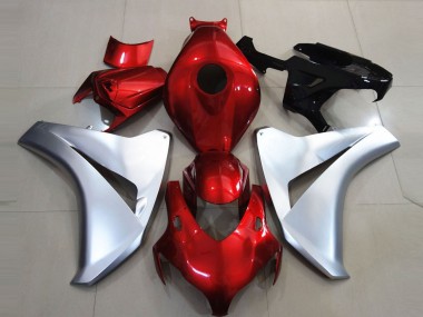 2008-2011 Silver and Candy Apple Honda CBR1000RR Motorcycle Fairing UK