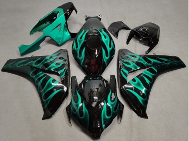 2008-2011 Teal Flame Honda CBR1000RR Motorcycle Fairing UK