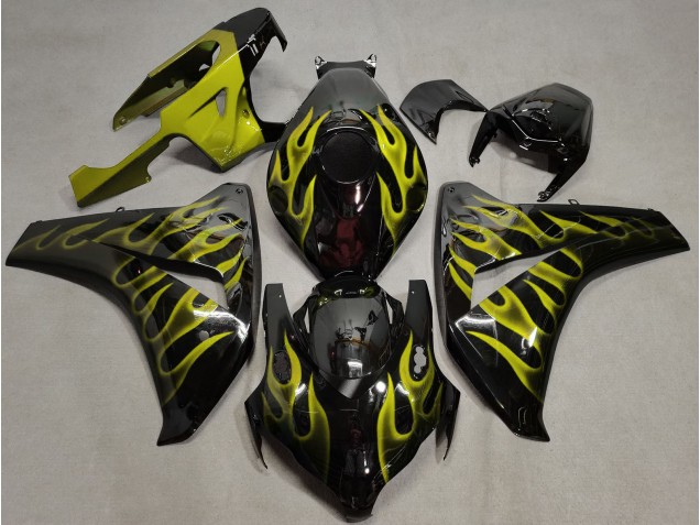 2008-2011 Yellow Flame Honda CBR1000RR Motorcycle Fairing UK 2008-2011 Yellow Flame Honda CBR1000RR Motorcycle Fairing UK