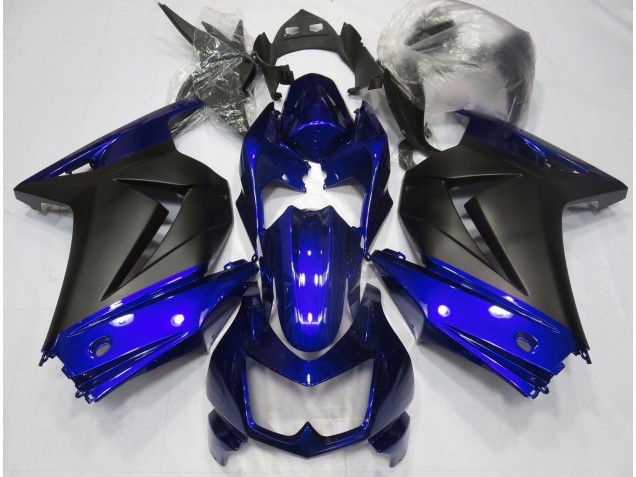 2008-2013 Blue and Matte Black Kawasaki Ninja 250 Motorcycle Fairing UK 2008-2013 Blue and Matte Black Kawasaki Ninja 250 Motorcycle Fairing UK
