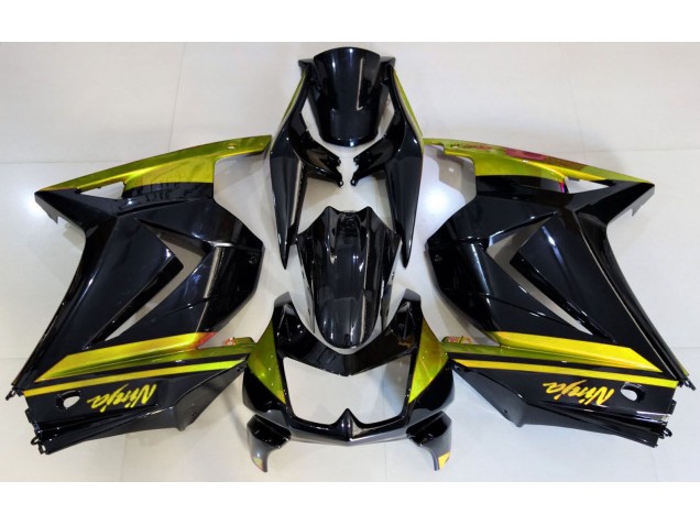 2008-2013 Gloss Black & Yellow Kawasaki Ninja 250 Motorcycle Fairing UK 2008-2013 Gloss Black & Yellow Kawasaki Ninja 250 Motorcycle Fairing UK