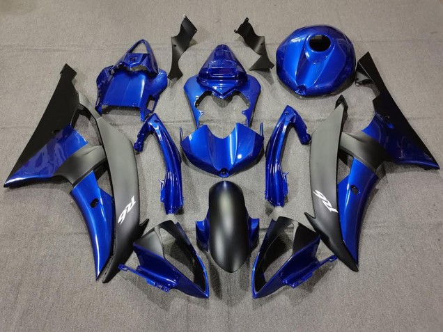 2008-2016 Dark Blue and Matte Black Yamaha R6 Motorcycle Fairing UK 2008-2016 Dark Blue and Matte Black Yamaha R6 Motorcycle Fairing UK