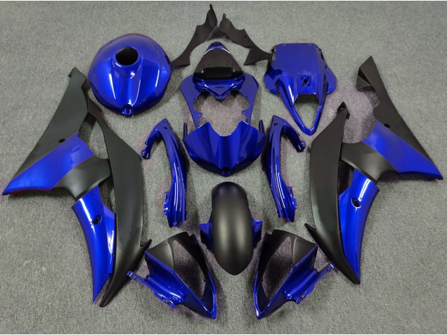 2008-2016 Deep Blue and Matte Black Yamaha R6 Motorcycle Fairing UK 2008-2016 Deep Blue and Matte Black Yamaha R6 Motorcycle Fairing UK