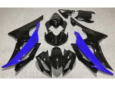 2008-2016 Gloss Black & Blue Yamaha R6 Motorcycle Fairing UK
