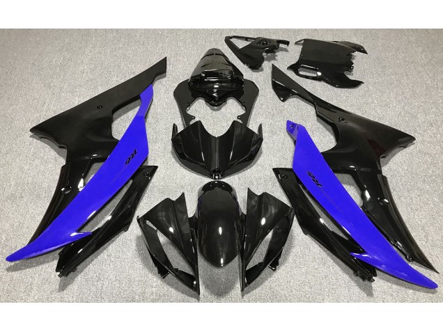 2008-2016 Gloss Black & Blue Yamaha R6 Motorcycle Fairing UK 2008-2016 Gloss Black & Blue Yamaha R6 Motorcycle Fairing UK