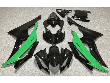 2008-2016 Gloss Black & Green Yamaha R6 Motorcycle Fairing UK